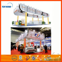 Shanghai trade show booth portable, aluminum trade show booth, exhibition display